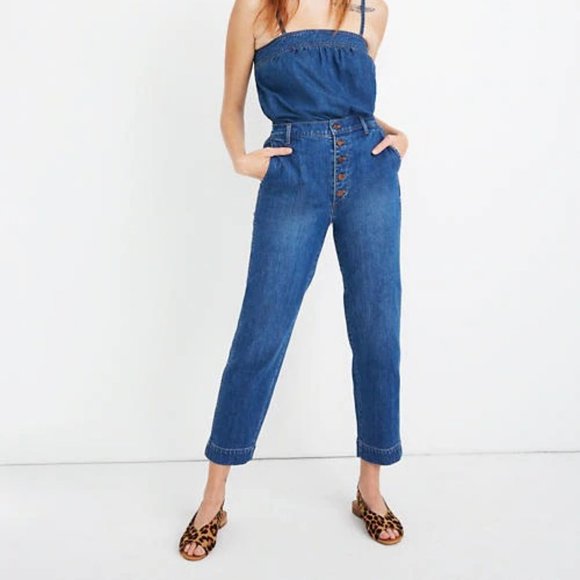 Madewell Denim - Madewell Tapered Jeans in Eastgate Wash 27